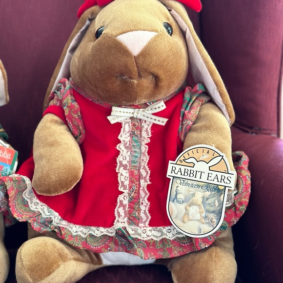 1985 Velveteen Rabbit plush animal set - Picture 4 of 6